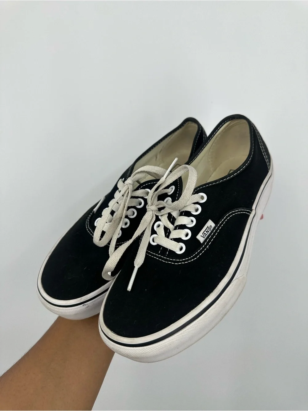 Vans Skate Black Platform Shoes Size Women's 8.5 Grunge Skater